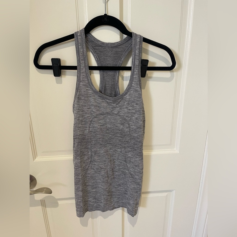 Grey Lululemon workout top size 6